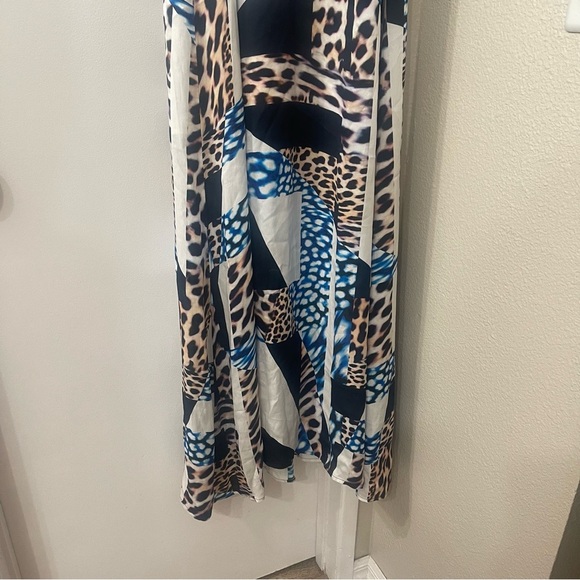 Trina Turk Black and White Halter Maxi Sundress - Picture 8 of 12